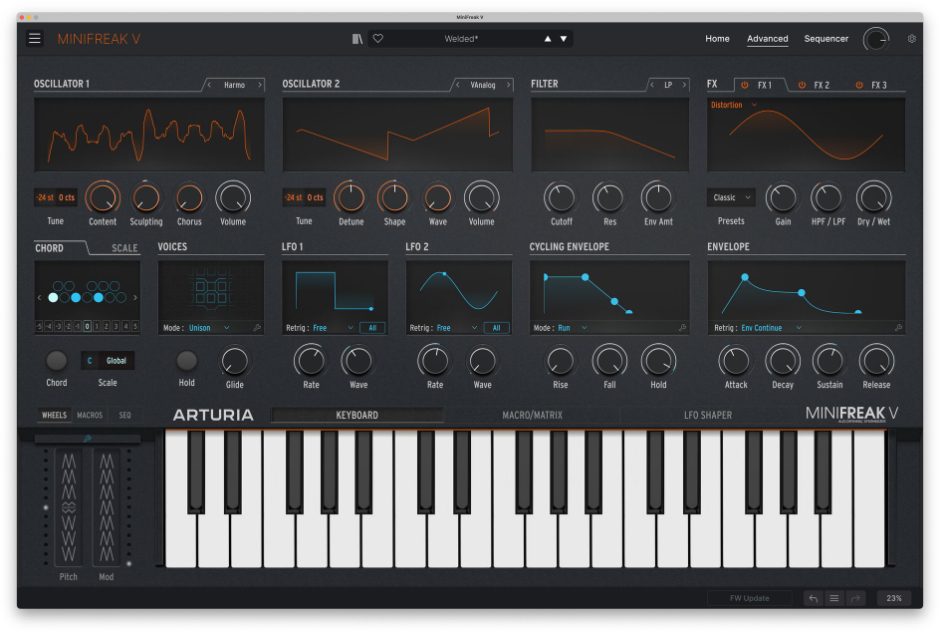 Arturia MiniFreak V v2.0.0