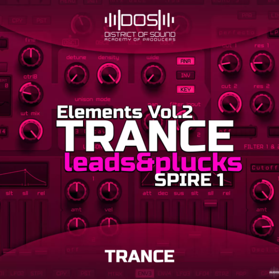 District of Sound Elements Trance Lead and Plucks For Spire Vol 2