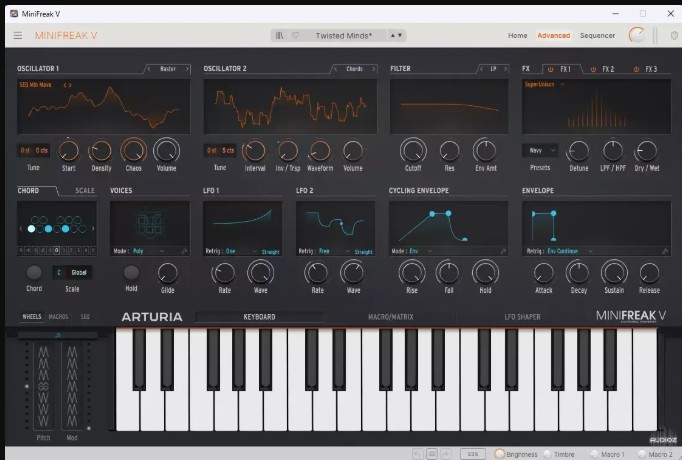 Arturia MiniFreak V v3.0.0