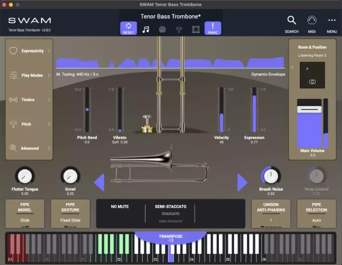 Audio Modeling SWAM Trombones v3.8.2