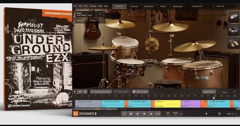 Toontrack Underground EZX (SOUNDBANK)