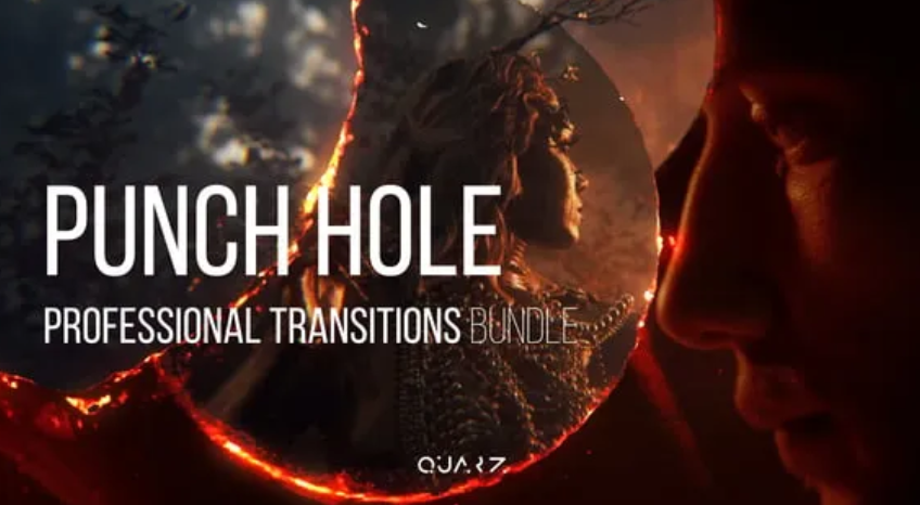 Videohive Punch Hole Transitions for After Effects 55612450