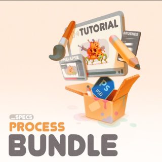 Gumroad – spec – Art Process Bundle: Pumpkin Creature
