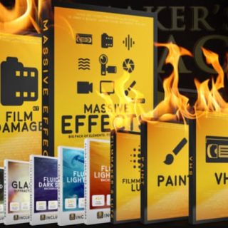 Videohive Massive Effects Toolkit Big Pack of Presets Transitions and Footages 24821008