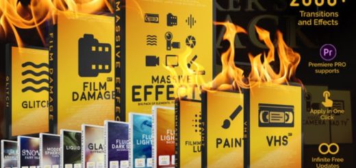 Videohive Massive Effects Toolkit Big Pack of Presets Transitions and Footages 24821008