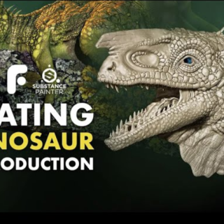 FlippedNormals – Modeling & Texturing a Dinosaur for Production