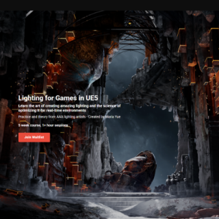 Vertex School – Lighting for Games in UE5 Bootcamp – Maria Yue