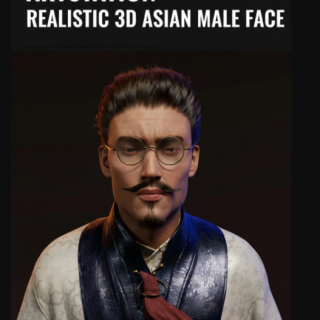 Artstation – REALISTIC 3D ASIAN MALE FACE