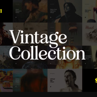 CreativeMarket – 16 in 1 Vintage Photo Effects Bundle