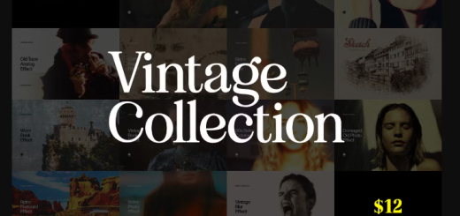 CreativeMarket – 16 in 1 Vintage Photo Effects Bundle