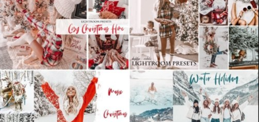 Liquid Amethyst Art – Creative Christmas Lightroom Preset Bundle