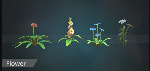 Stylized Plants (4.26 and 5.0 – 5.7) for Unreal Engine