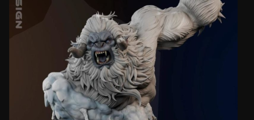 ZEZ Studio – Yeti Bust – 3D Print Model STL